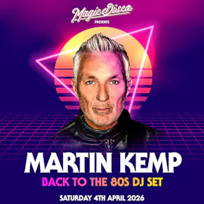 Martin Kemp Live DJ set - Back to the 80s - Glasgow