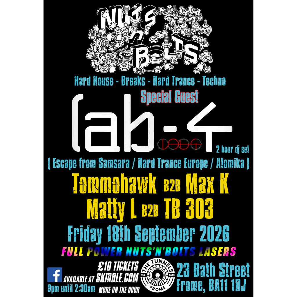 Nuts 'n Bolts at The Tunnels