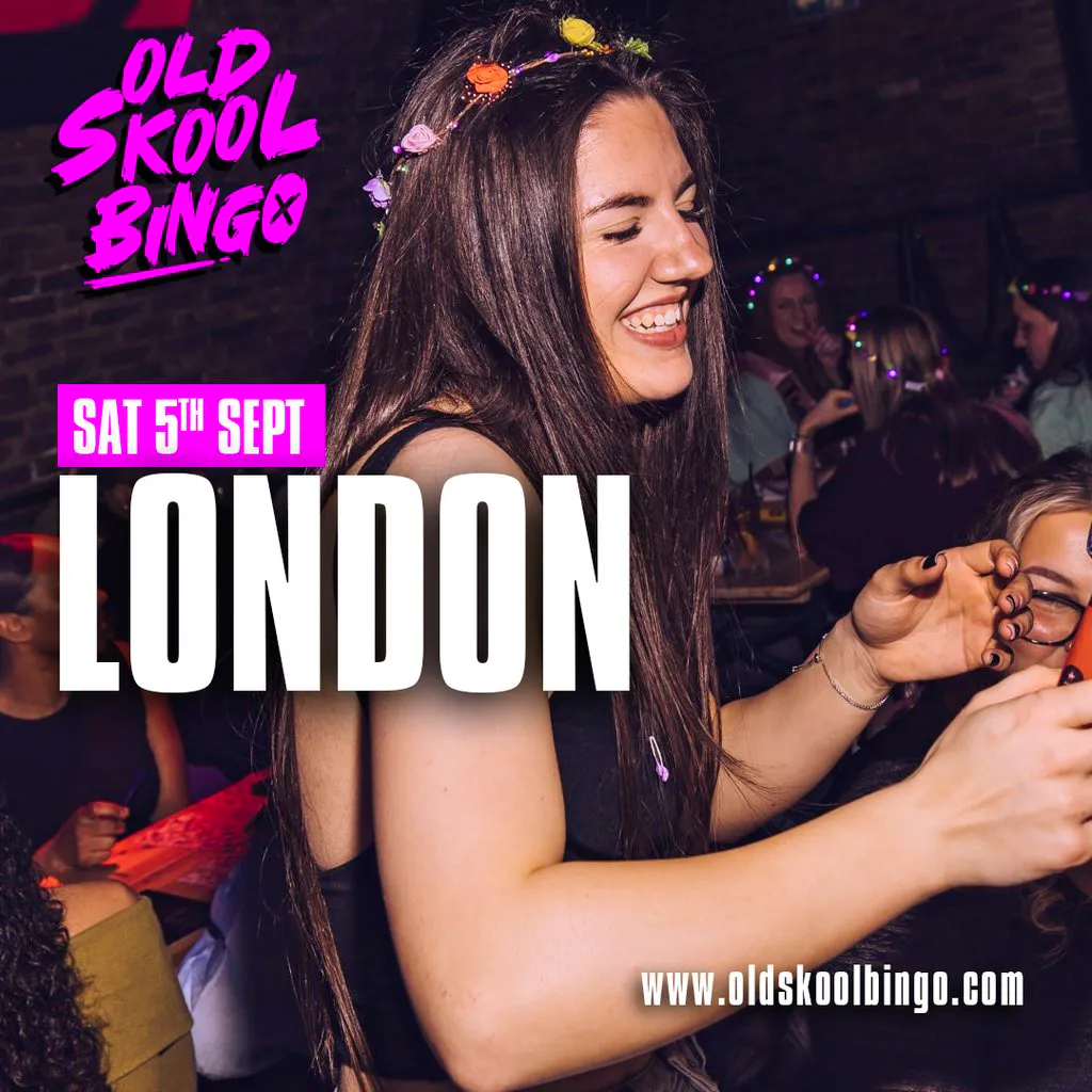 Old Skool Bingo Saturday 5th Sep London at Metropolis London