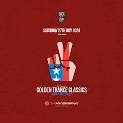 Back In The Day Presents Golden Trance Classics 2 Tickets | The Underground Stoke-on-Trent  | Sat 27th July 2024 Lineup