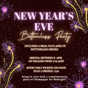 New Years Eve Bottomless Party