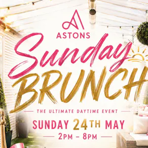 Astons Bank Holiday Sunday Brunch