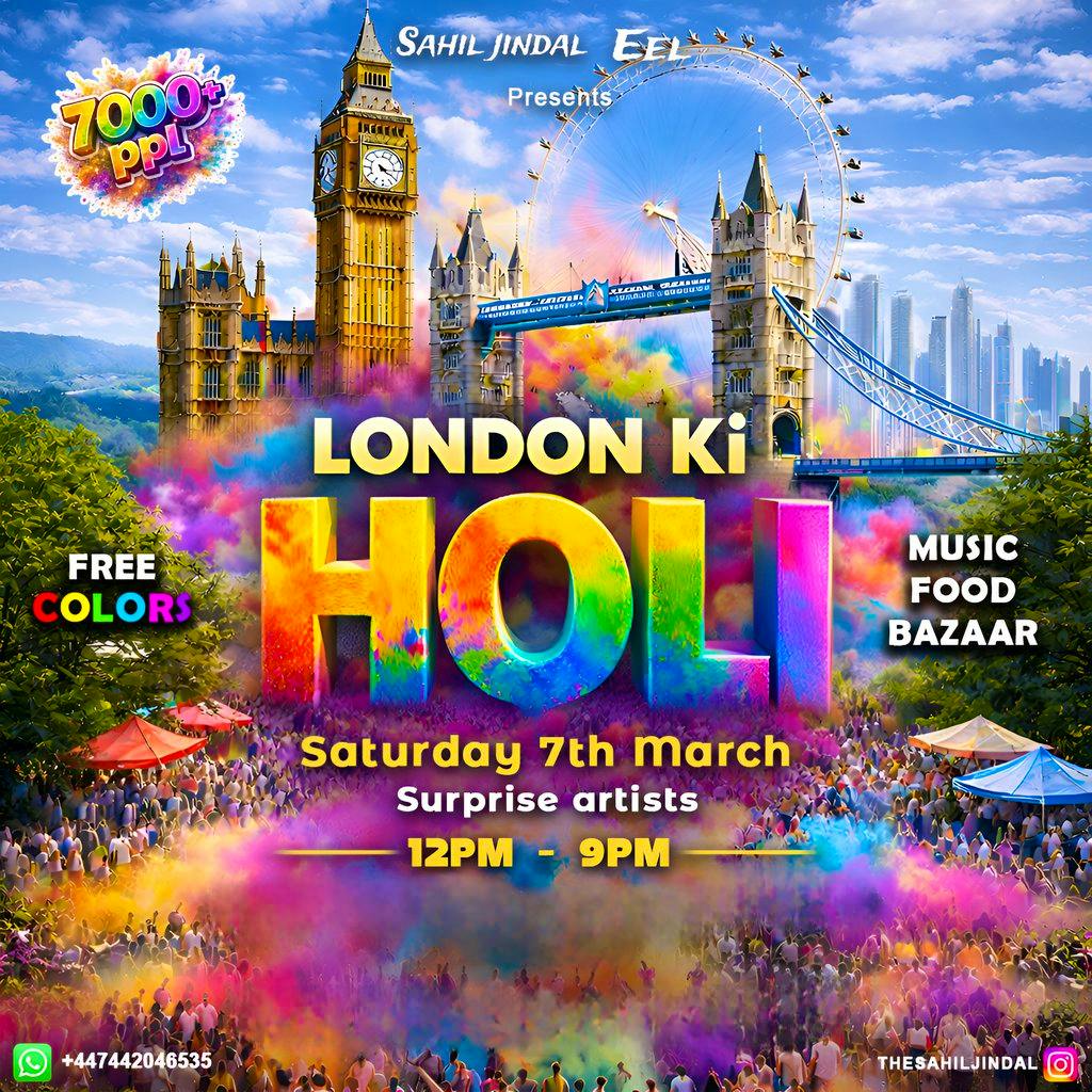 London Ki Holi at Hainault Recreation Ground