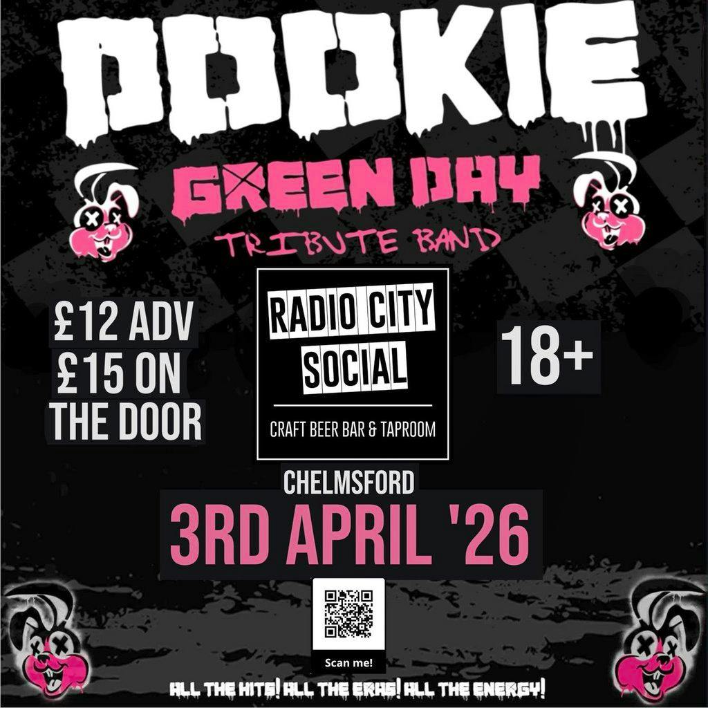 Dookie a  tribute to Green Day @ Radio City Social Chelmsford C at Radio City Social