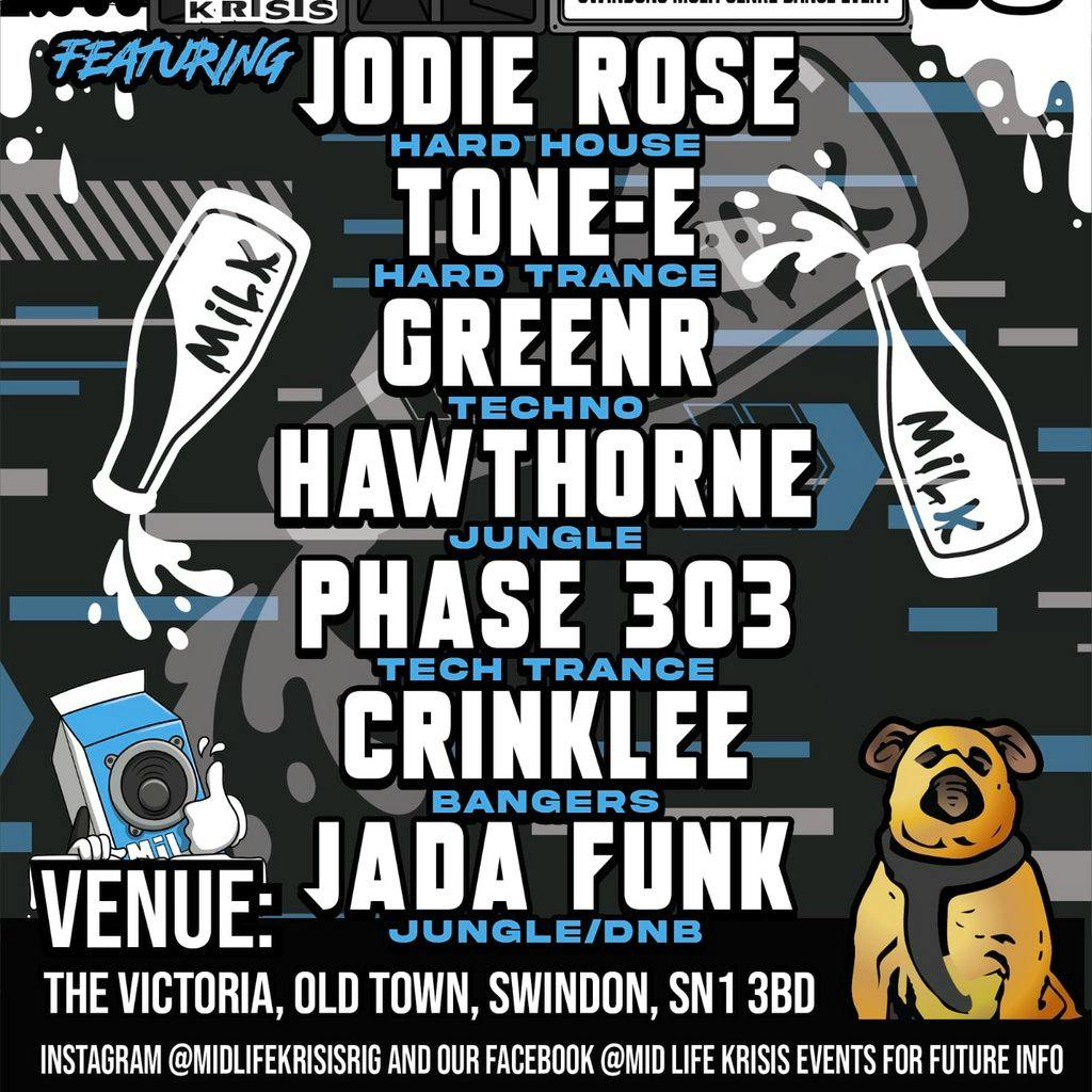 Mid Life Krisis 'DIVERSIFY' 2026 at The Victoria Swindon