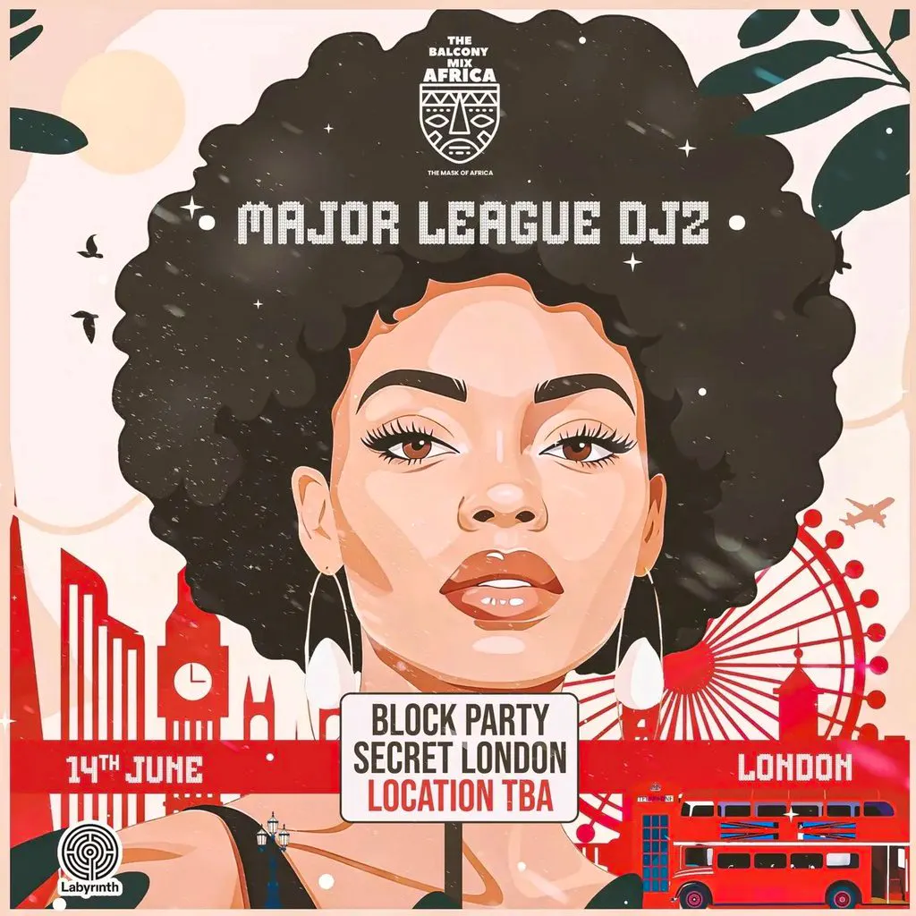 Major League DJz Balcony Mix Block Party at SECRET LOCATION LONDON TBA