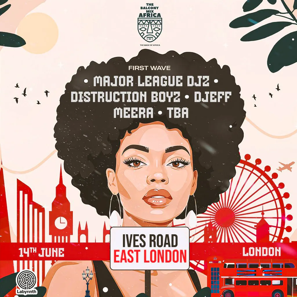 Major League DJz Balcony Mix Block Party at SECRET LOCATION LONDON TBA