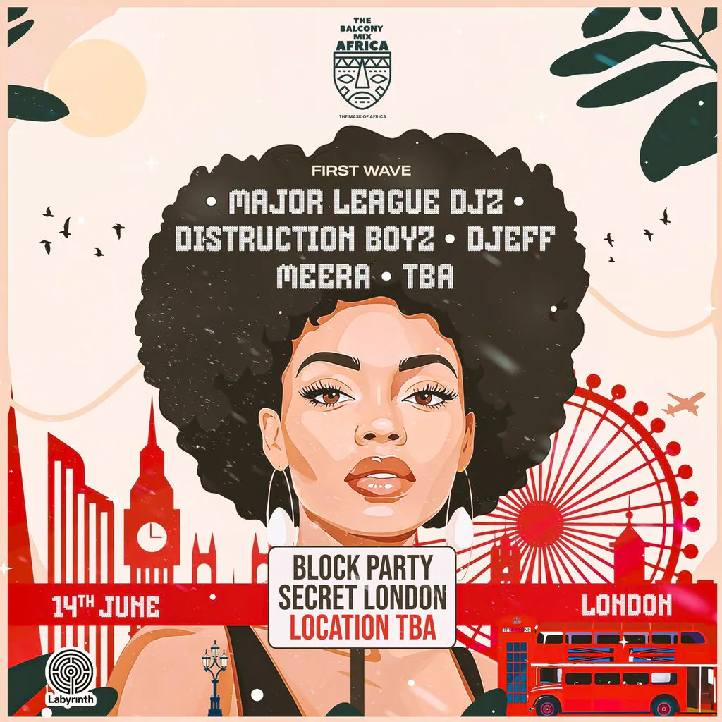 Major League DJz Balcony Mix Block Party at SECRET LOCATION LONDON TBA