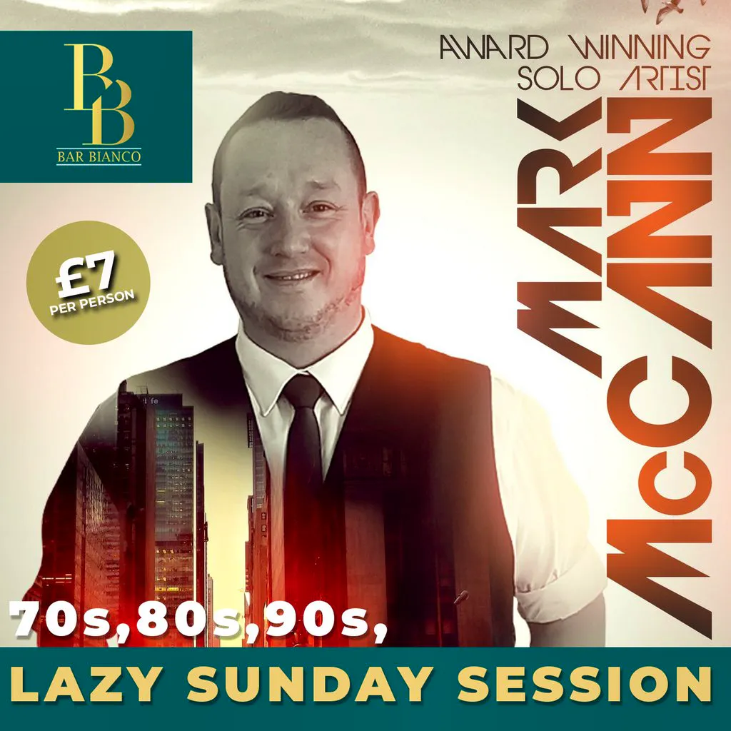 lazy Sunday Music with Mark McCann at Bar Bianco Chester Le Street