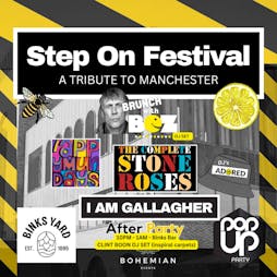 Step On Festival - Pop Up Party Tickets | Binks Yard Nottingham  | Sat 13th July 2024 Lineup