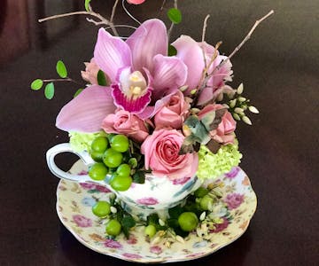 Vintage Tea Cup Flower Workshop