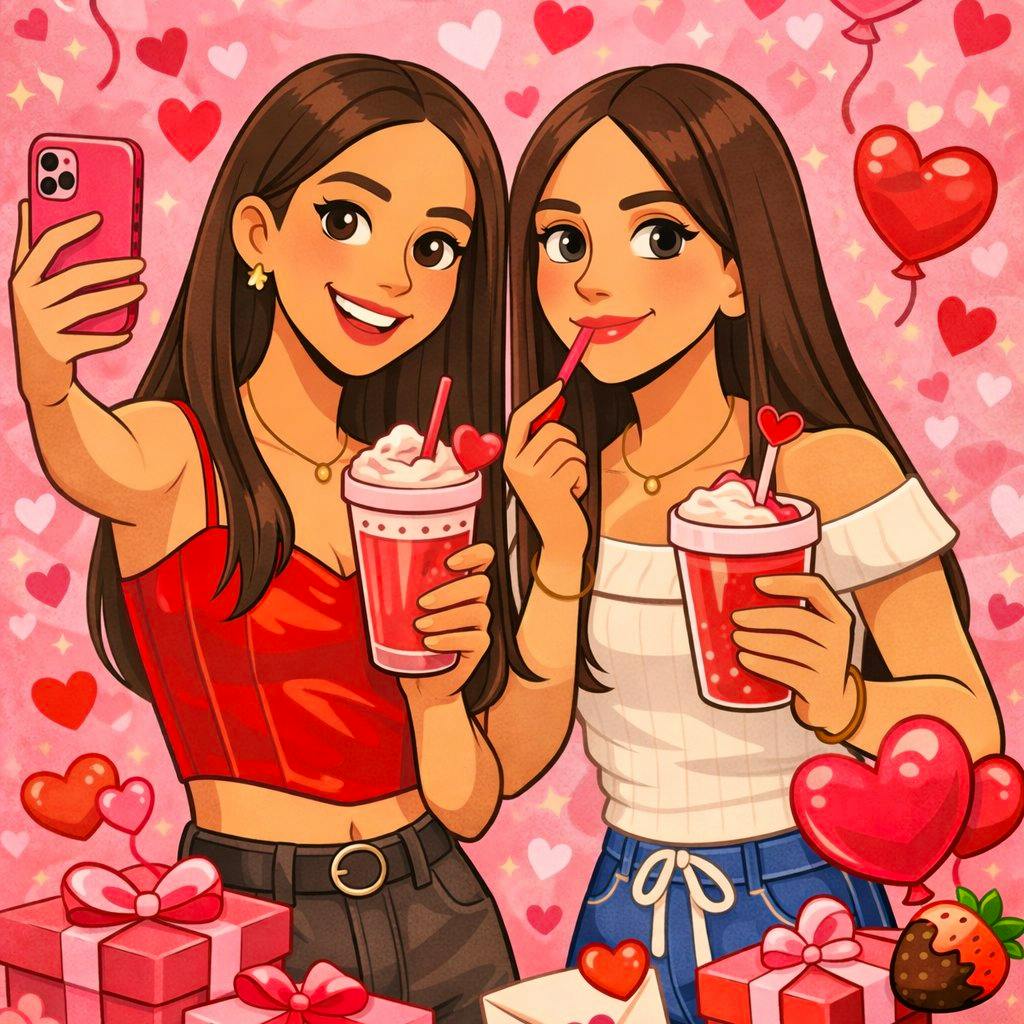 Chloe and Carys: Galentines Party at The Studio By Aquarius Creative