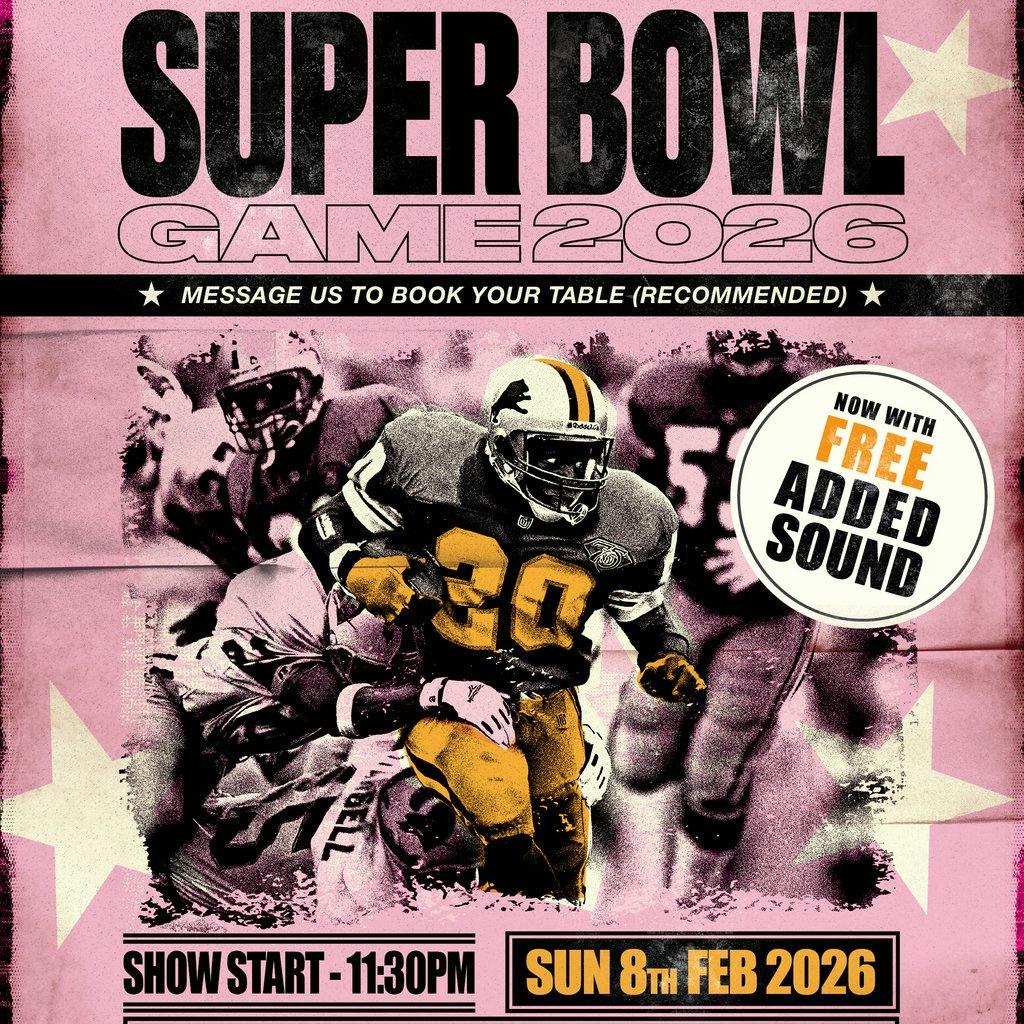 SUPER BOWL LX - LIVE Screening @ Billy's at Billy Bootleggers