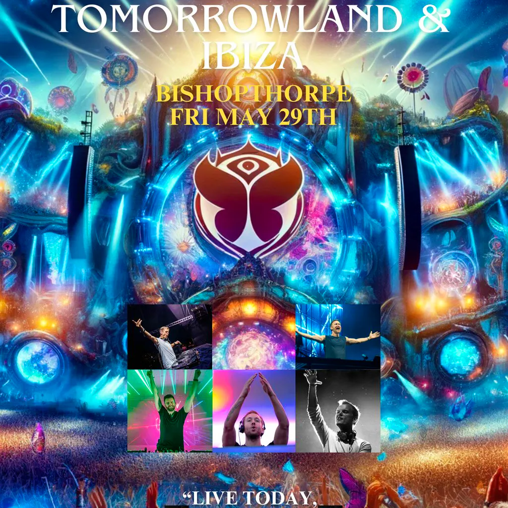 Tomorrowland & Ibiza - A Night Of Uplifting Music at Bishopthorpe Sports And Social Club