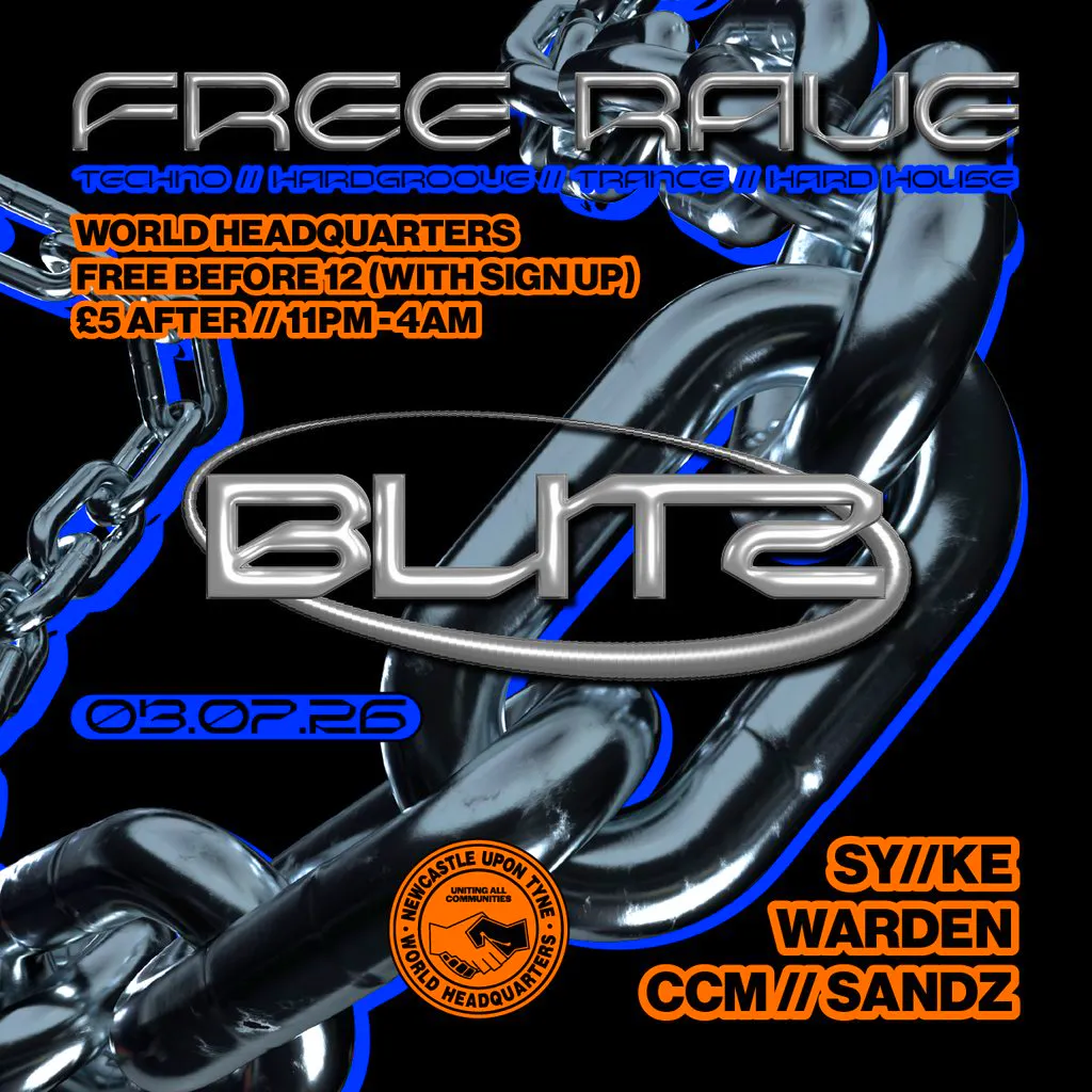BLITZ - Techno/Hardgroove/Trance/Hard Dance - FREE RAVE at World Headquarters