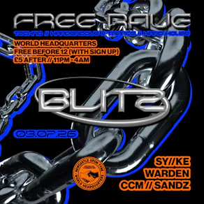 BLITZ - Techno/Hardgroove/Trance/Hard Dance - FREE RAVE