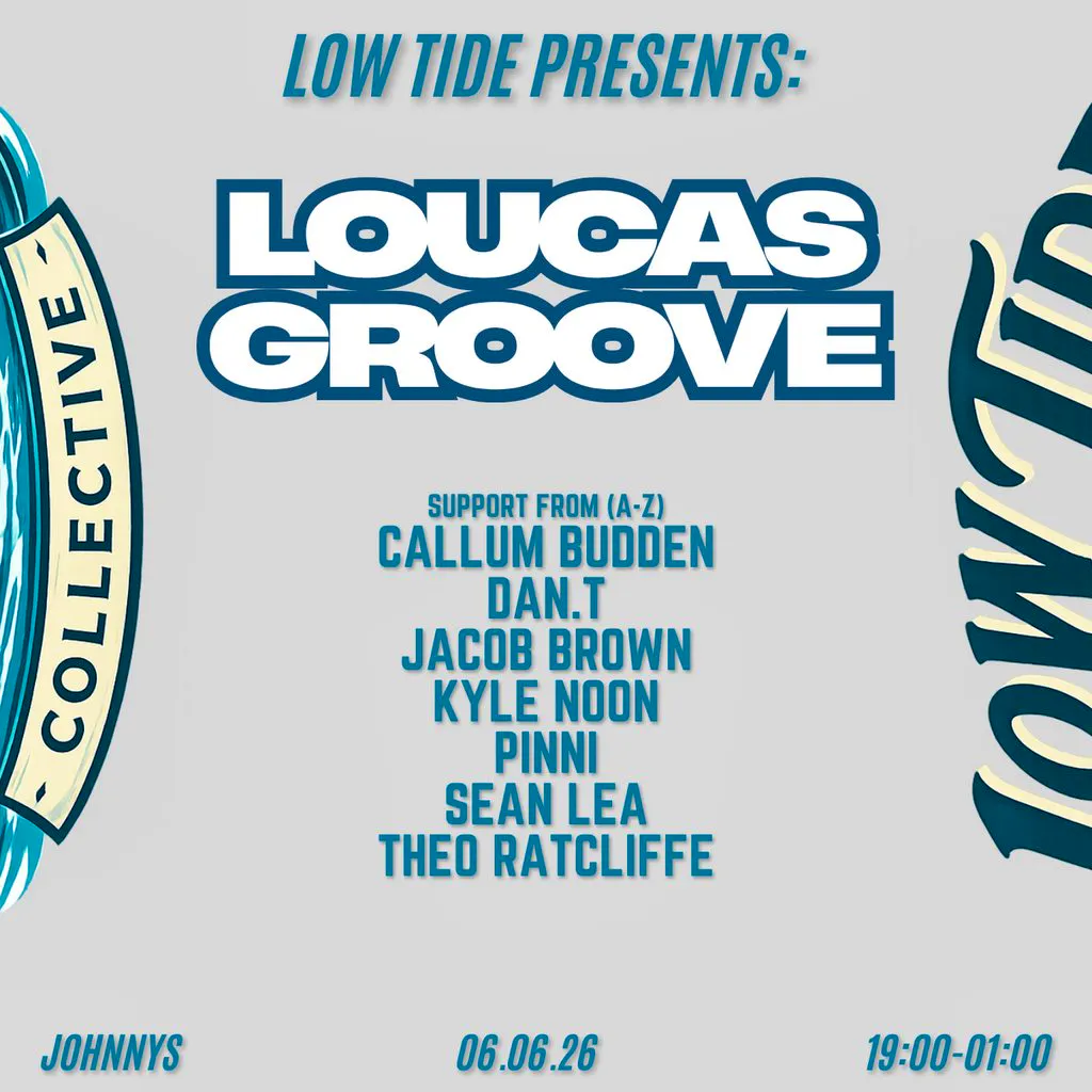 Low Tide Collective Vol.2 x LOUCA'S GROOVE at Johnnys Bar, Morecambe