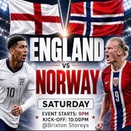 England vs Norway : World Cup Watch + After Party at Brixton Storeys