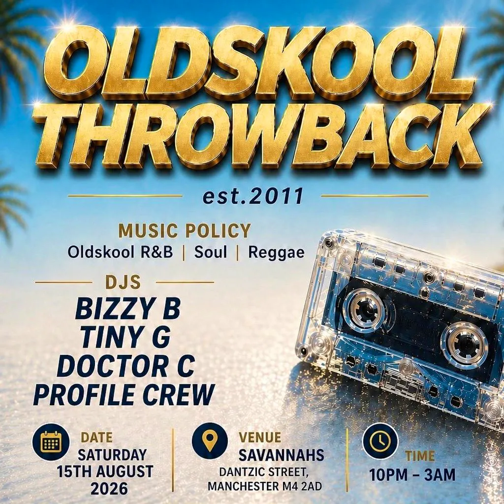 Oldskool Throwback at Savannahs Mcr