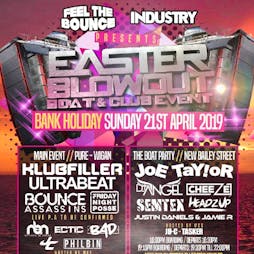 Feel the Bounce//Industry Easter blowout Boat and Club Event. Tickets | Pure Nightclub Wigan Wigan  | Sun 21st April 2019 Lineup