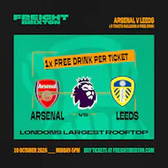 FANZONE 4D x Freight Brixton PL: Arsenal V Leeds at Freight Brixton