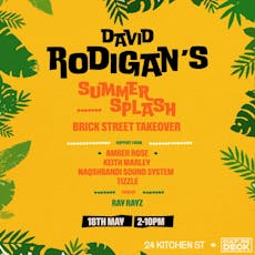 David Rodigan's Summer Splash at Brick Street 