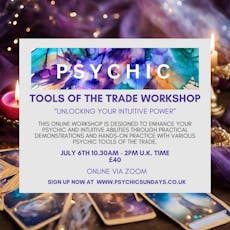 Psychic - Tools of the Trade Workshop at Virtual Event