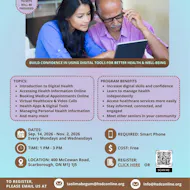 FREE Digital Health Workshop Series for Seniors 50+ at Heritage Skills Development Centre