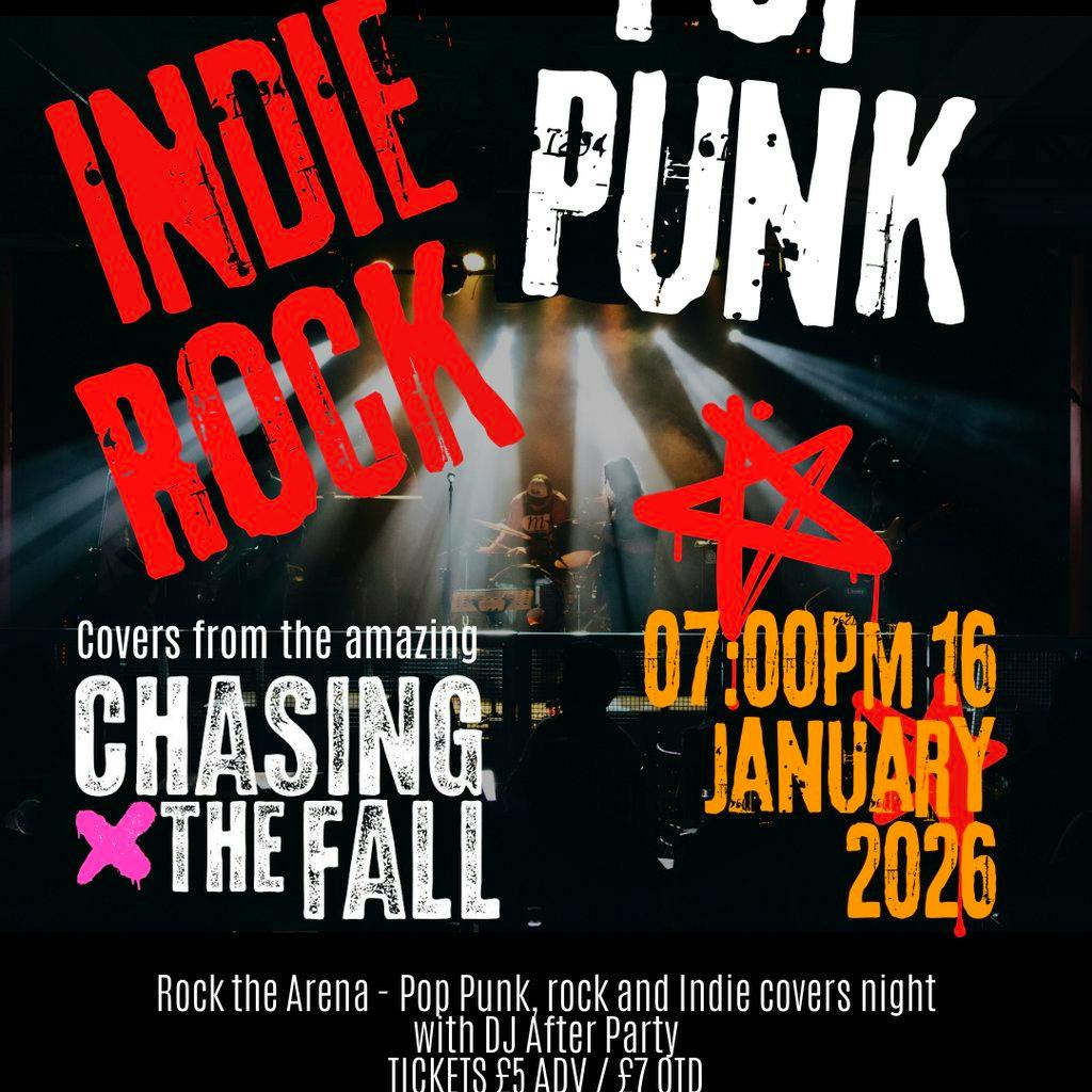 Rock The Arena With Chasing The Fall at The Arena Crewe