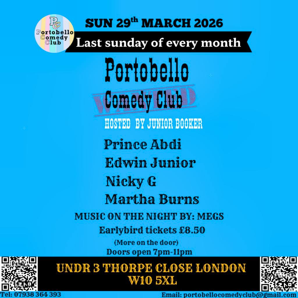 Portobello Comedy Club at UNDR Ladbroke Grove