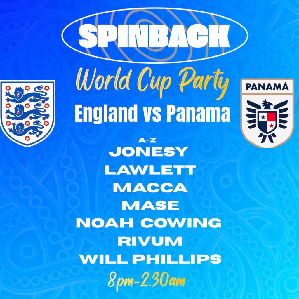 Spinback England vs Panama World Cup Party at Zeus Ascot