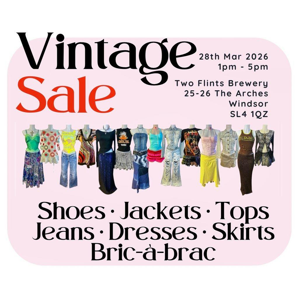 Curated Vintage Pop-Up Shop! at Two Flints Brewery