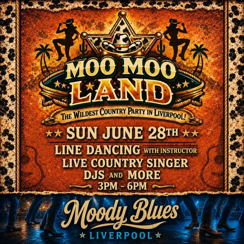 Moo Moo Land - Liverpool Country Social at Moody Blues