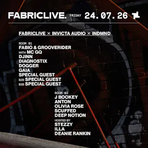 FABRICLIVE: Fabio & Grooverider, Djinn, Diagnostix, dogger, Gaia