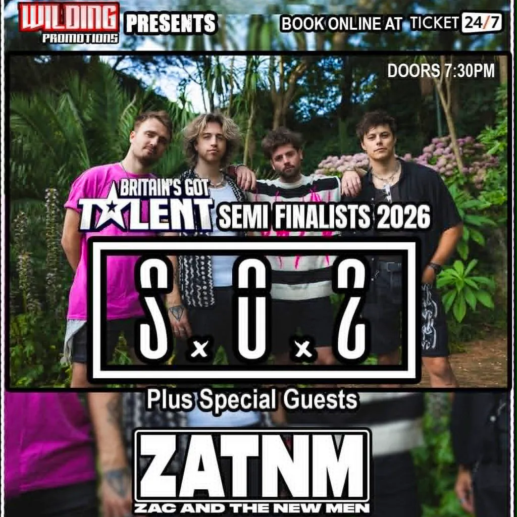 Wilding presents: SOS (Britains Got Talent Semi Finalists at Black Cat Bridgend