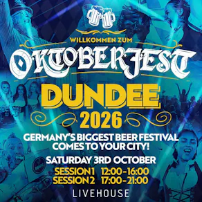 Oktoberfest | LiveHouse, Dundee