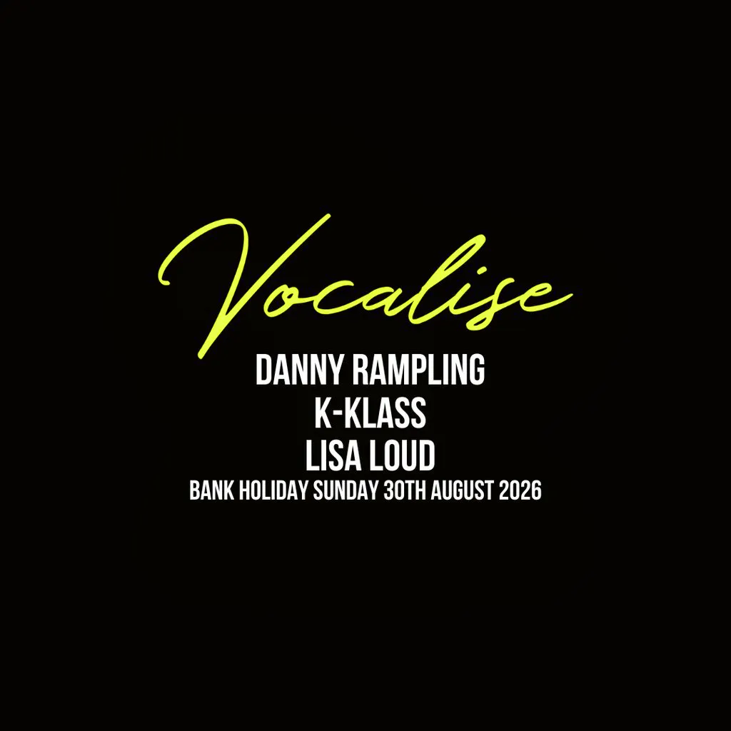 Vocalise Presents - Danny Rampling // K-Klass // Lisa Loud at The Pavilion At Oscars, Swinfen Hall Estate Grounds