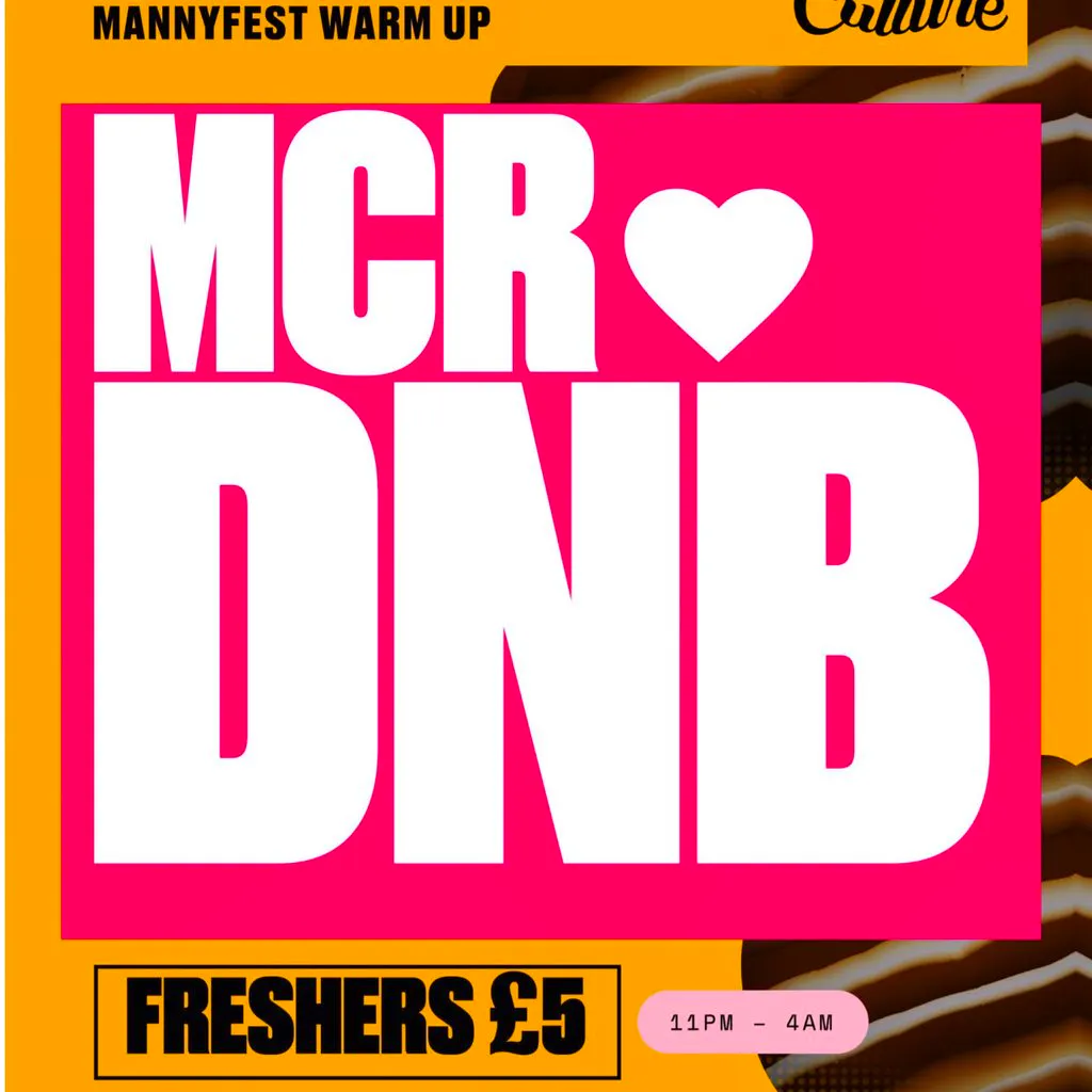 Riddim Culture: MCR<3DnB - Mannyfest Warm Up (Freshers Special) at Rebellion