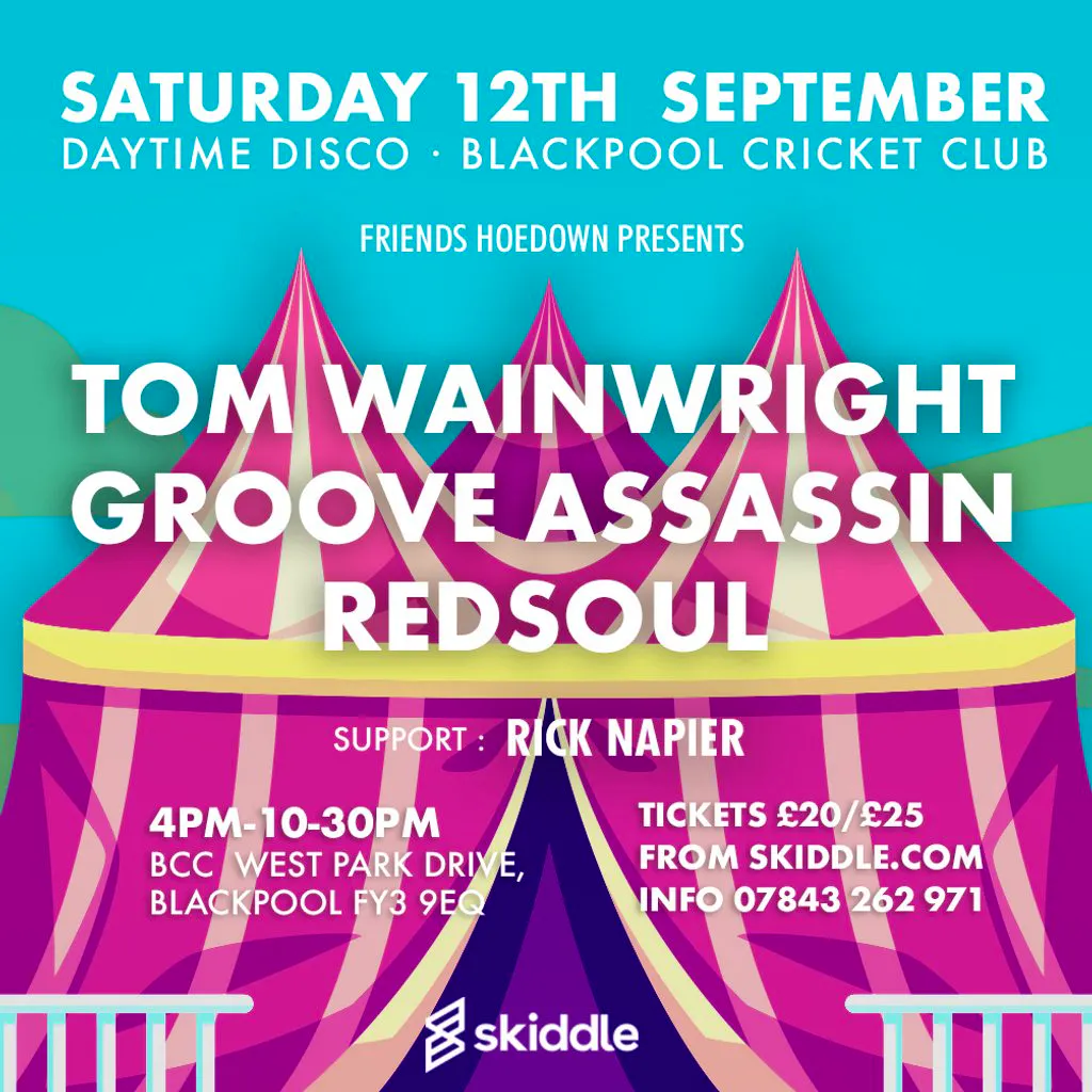 Friends Hoedown Presents Daytime Disco at Blackpool Cricket Club 
