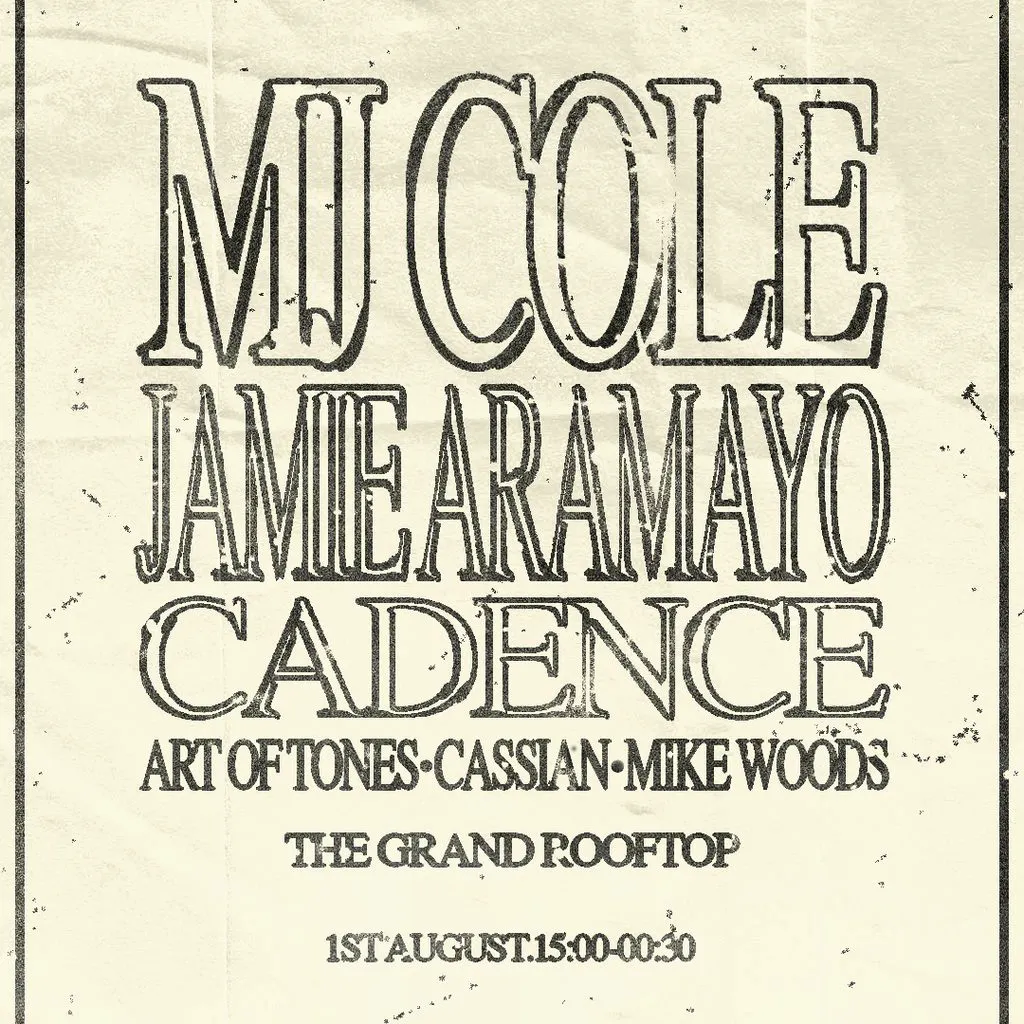J&FRIENDS: On The Rooftop W/ MJ Cole at The Grand Bar