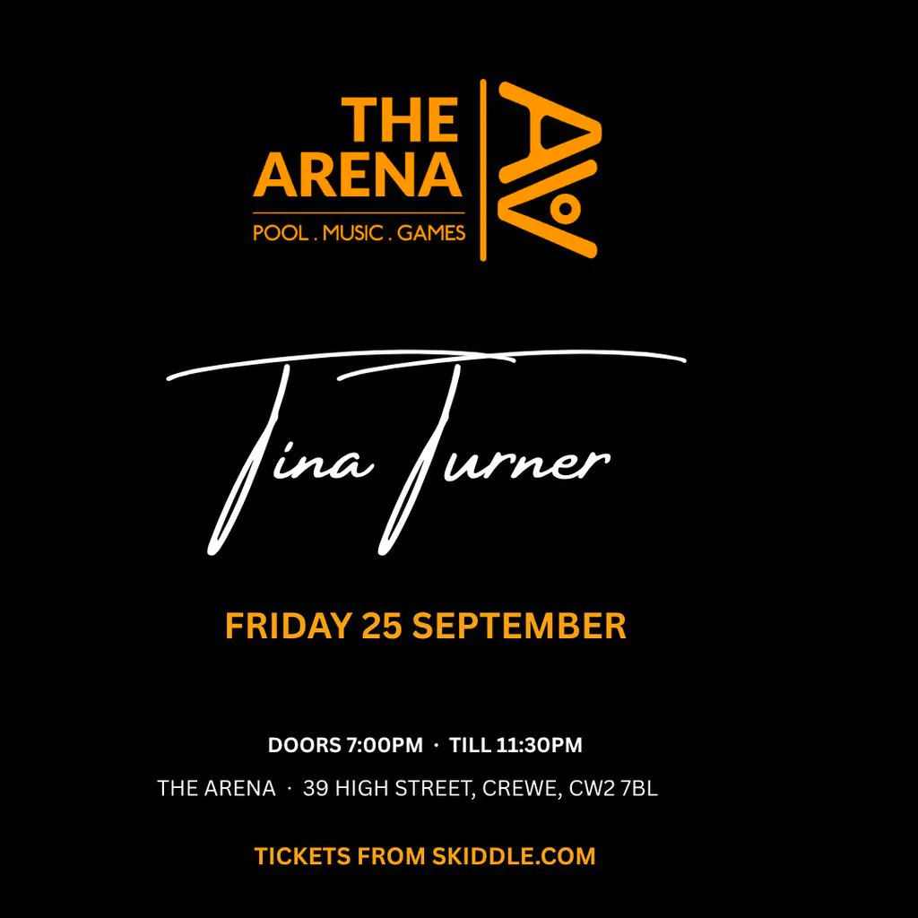 Forever Tina - Tina Turner Tribute at The Arena Crewe