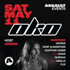 assault event presents OKO at  6 Union Street Plymouth PL1 2SR