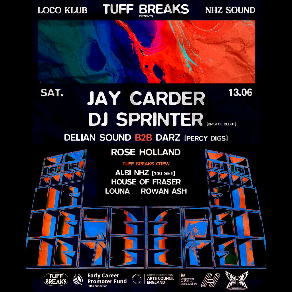 Tuff Breaks Presents: Jay Carder + DJ Sprinter + More at The Loco Klub