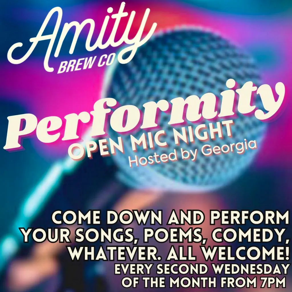 Perfomity - Open Mic Night at Amity Brew Co