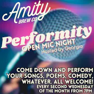 Perfomity - Open Mic Night at Amity Brew Co