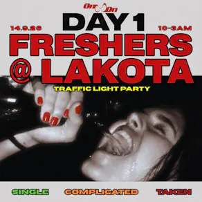On&On Presents: DAY ONE | Traffic Light Freshers Party