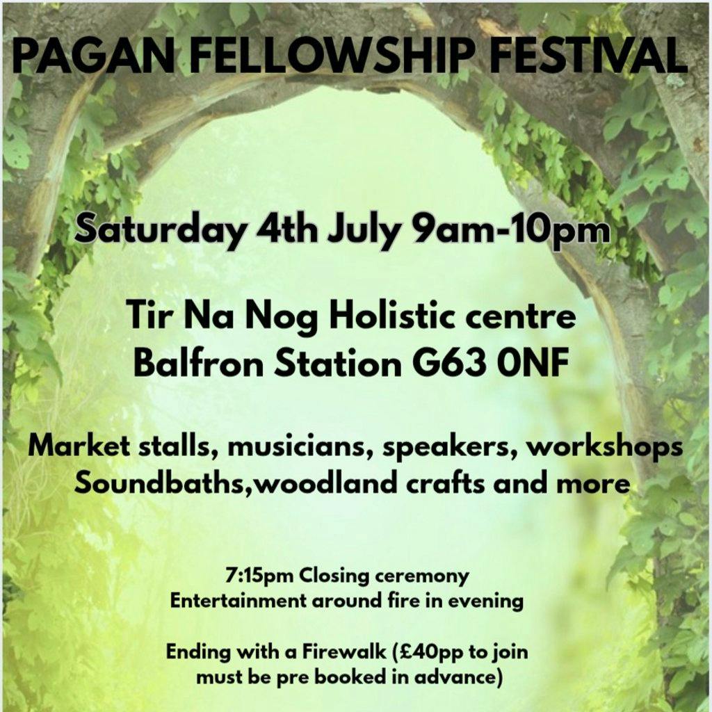 Pagan Fellowship Festival at Tir Na Nog Holistic Centre