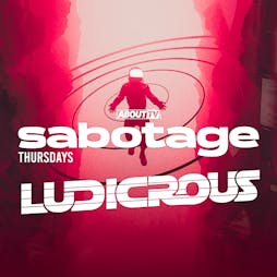 Sabotage Thursdays & Ludicrous presents Originate: w/ Nexus + m Tickets | The Volks Nightclub Brighton  | Thu 8th December 2022 Lineup