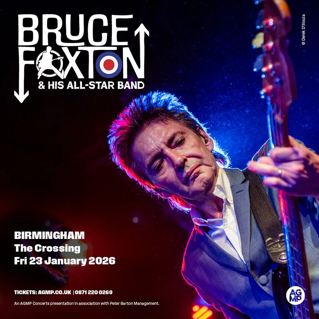 Bruce Foxton The Crossing Birmingham Fri 23 January 2026 bruce-foxton-the-crossing-birmingham-fri-23-january-2026