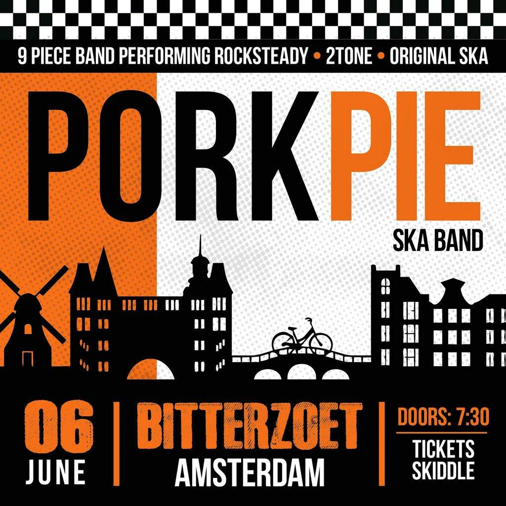 PorkPie Live at Bitterzoet, Amsterdam, Netherlands at Bitterzoet